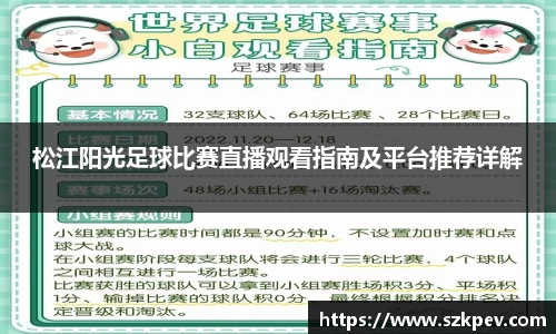 松江阳光足球比赛直播观看指南及平台推荐详解